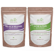 Load image into Gallery viewer, Ache & Pain and Relax & Release Variety Pack, 10 Treatments Per Bag - Muscle & Joint Pain Relief and Relaxation Mineral Bath Salts w/ Essential Oils