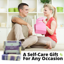 Load image into Gallery viewer, Natural Soap Bars (5 Bars) - 130g/4.5oz Each Natural Hand Soap And Shower Body Bar - Pamper Your Skin with Nature’s Bounty