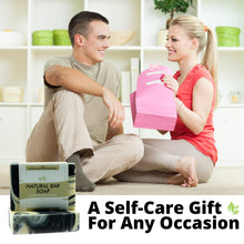 Load image into Gallery viewer, Natural Soap Bars (5 Bars) - 130g/4.5oz Each Natural Hand Soap And Shower Body Bar - Pamper Your Skin with Nature’s Bounty