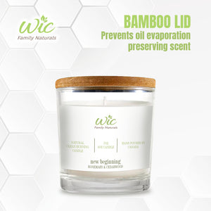 New Beginning Soy Candle With Essential Oils