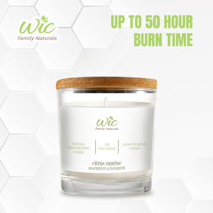 Citrus Sunrise Soy Candle With Essential Oils