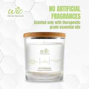 New Beginning Soy Candle With Essential Oils