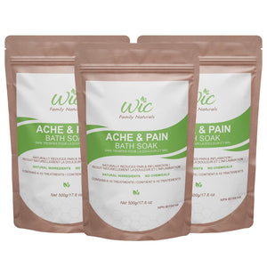 Ache & Pain Bath Soak - Natural Bath Salts For Sore Muscles & Joint Pain Relief | 10 Treatments Per Bag
