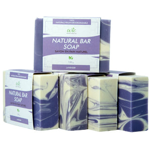 Natural Soap Bars (5 Bars) - 130g/4.5oz Each Natural Hand Soap And Shower Body Bar - Pamper Your Skin with Nature’s Bounty