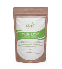 Load image into Gallery viewer, Ache &amp; Pain Bath Soak - Natural Bath Salts For Sore Muscles &amp; Joint Pain Relief | 10 Treatments Per Bag
