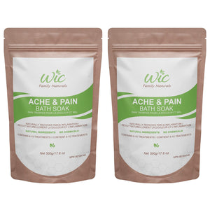Ache & Pain Bath Soak - Natural Bath Salts For Sore Muscles & Joint Pain Relief | 10 Treatments Per Bag