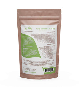 Ache & Pain Bath Soak - Natural Bath Salts For Sore Muscles & Joint Pain Relief | 10 Treatments Per Bag