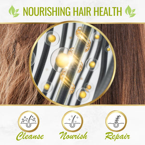 Organic Botanical Shampoo - Chemical-Free, Nourishing Gentle Care for All Hair Types, 473ml