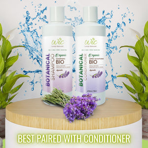 Organic Botanical Shampoo - Chemical-Free, Nourishing Gentle Care for All Hair Types, 473ml