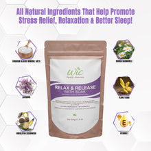 Load image into Gallery viewer, WIC Family Naturals Relax &amp; Release Natural Bath Soak | 10 Treatments

