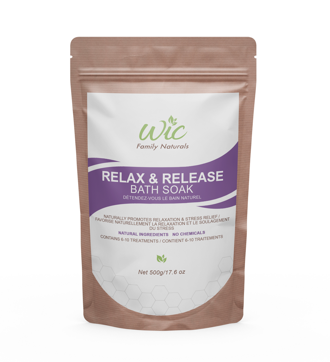 Relax & Release Bath Soak: Natural Relief for Sore Muscles & Stress | 10 Treatments
