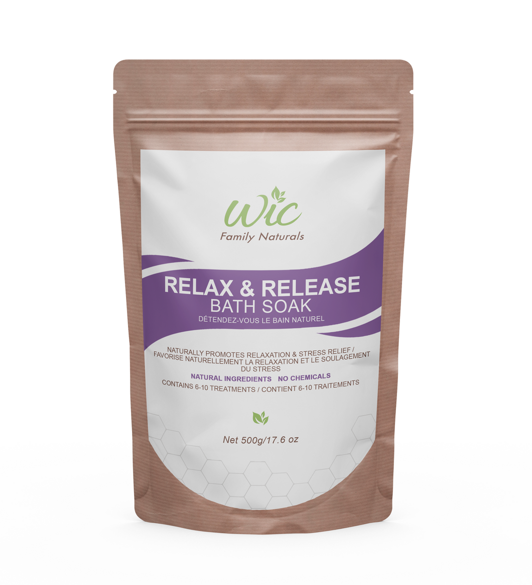WIC Family Naturals Relax & Release Natural Bath Soak | 10 Treatments