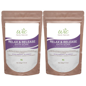 Relax & Release Bath Soak: Natural Relief for Sore Muscles & Stress | 10 Treatments
