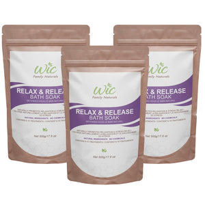 Relax & Release Bath Soak: Natural Relief for Sore Muscles & Stress | 10 Treatments