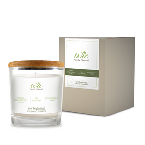 New Beginning Soy Candle With Essential Oils