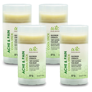 Ache & Pain Cool Stick - Maximum Strength Natural Relief for Arthritis, Muscle & Joint Pain - 57g